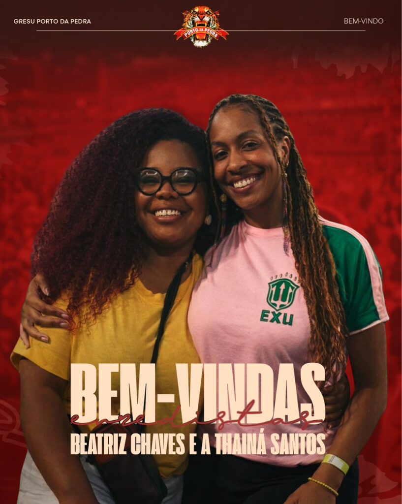 Porto da Pedra anuncia Beatriz Chaves e Thainá Santos no time criativo para o Carnaval 2027